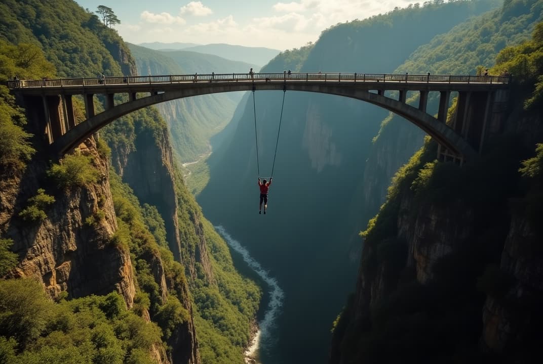 Salto en bungee Bloukrans
