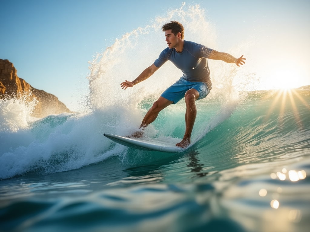Clases de surf en grupo