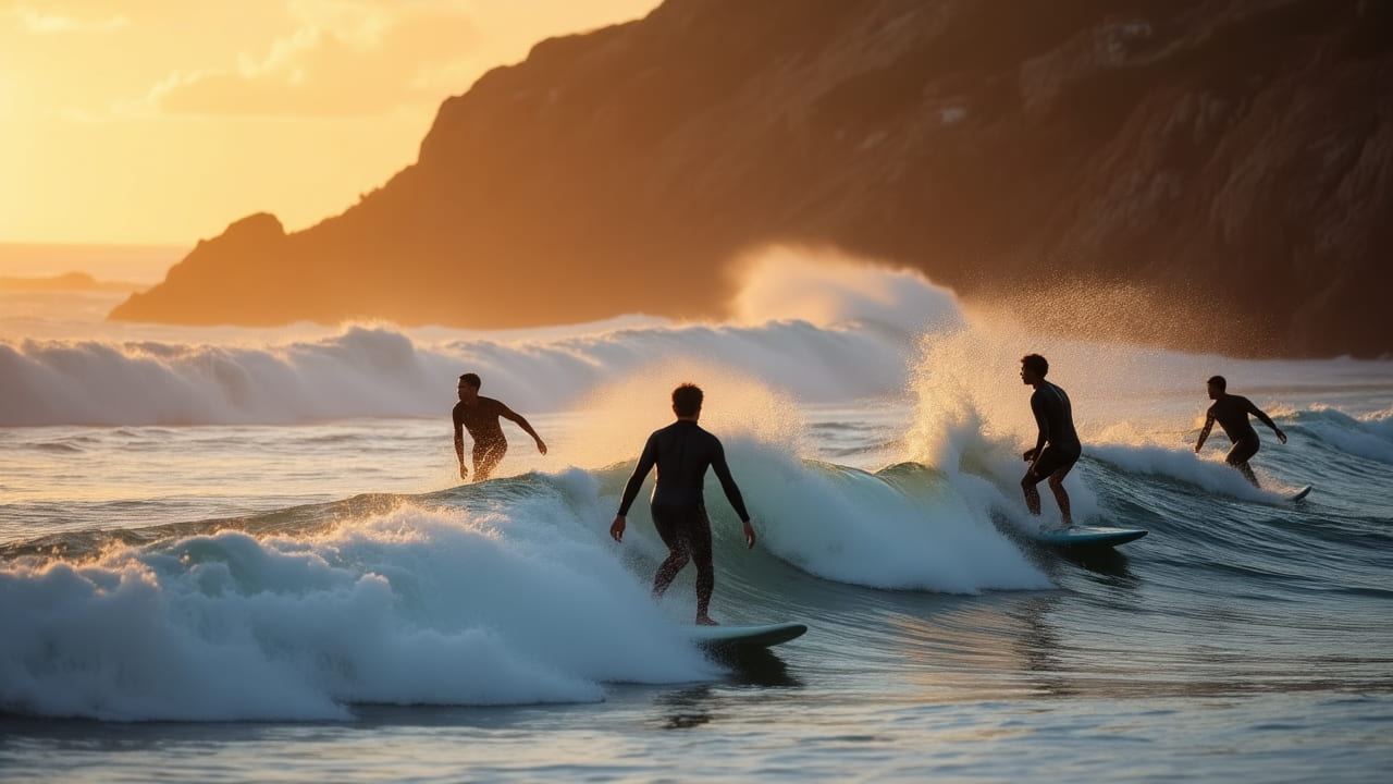 Campamentos de surf en Sudáfrica: una experiencia salvaje entre olas y naturaleza